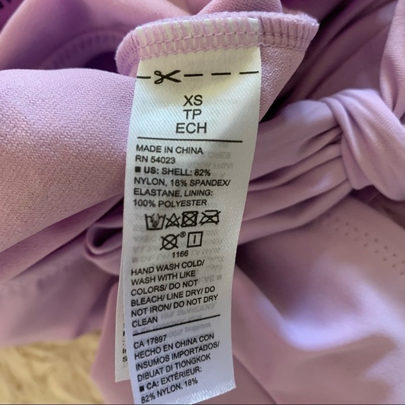 Old Navy One Piece Lavender Lace Up Bathing Suit - Picture 11 of 14